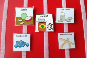 pictures of food items for a response