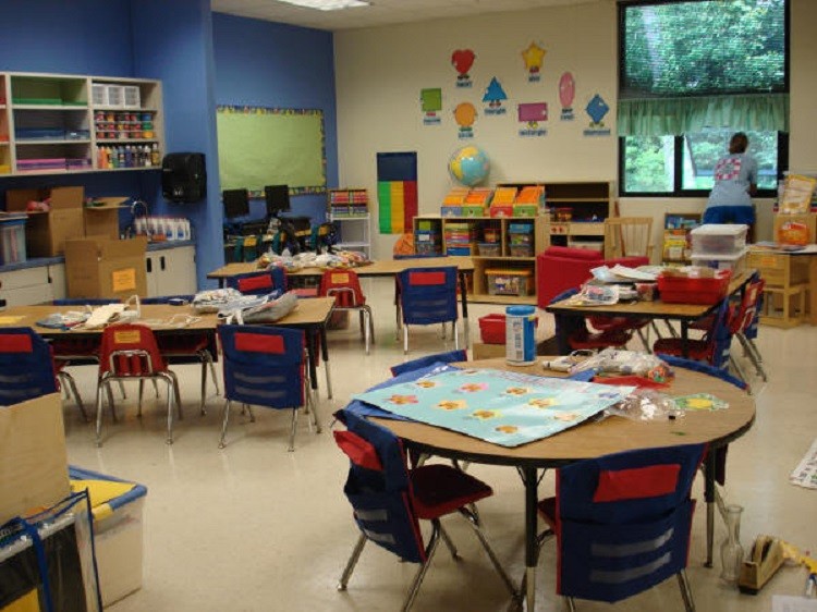 Classroom setup for students with autism